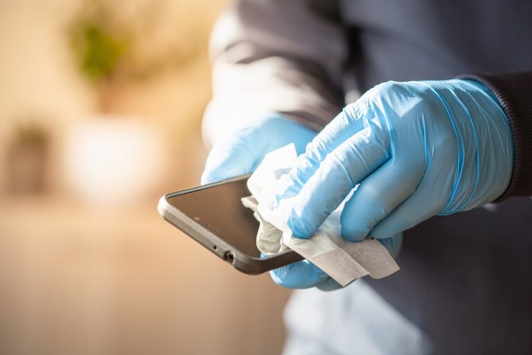 How to Properly and Safely Disinfect Your Handheld Device Finding